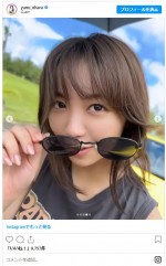 大原優乃、涼し気なノースリーブの写真集オフショット　※「大原優乃」インスタグラム