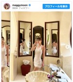 マギー、夏を先取りした記念ショット　※「マギー」インスタグラム