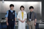 ドラマ『科捜研の女 season24』に出演する（左から）鈴木福、沢口靖子、加藤諒