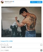 竹内涼真、ムキムキボディを披露　※「竹内涼真」インスタグラム