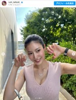 阿部なつき、近影にファン歓喜　※「阿部なつき」インスタグラム