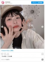 NewJeans・ハニ風に変身したエルフ・荒川 ※「荒川（エルフ）」インスタグラム