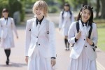 【写真】出口夏希＆高橋ひかるの友情がアツい！　『赤羽骨子のボディガード』メイキングカット公開