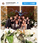 【写真】みちょぱ＆大倉士門の披露宴、参列メンバーが豪華すぎ！　集合写真センターにツッコミも