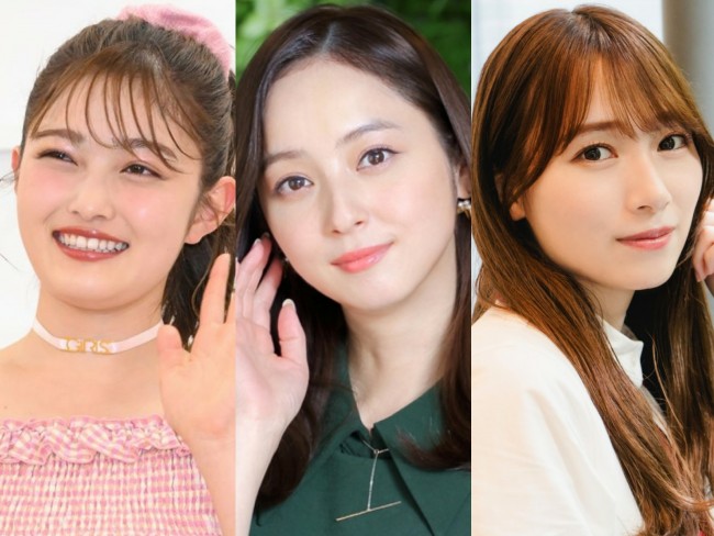 （左から）井上咲楽、佐々木希、守屋麗奈