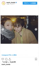 （写真左から）本田真凜、本田望結　※「本田真凜」インスタグラム