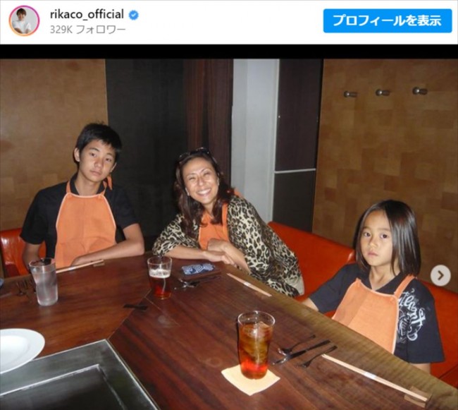 RIKACO、投稿にファン歓喜　※「RIKACO」インスタグラム