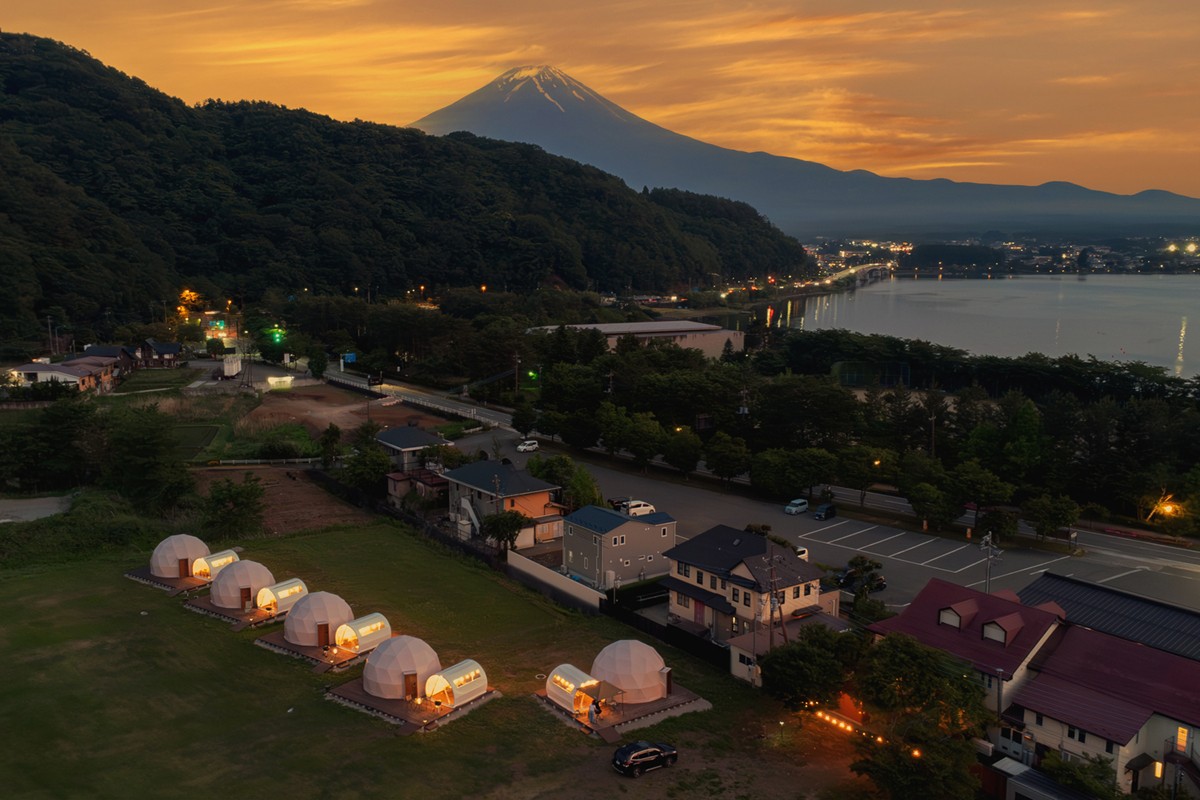 20240808「河口湖BASE DOME GLAMPING登り坂」