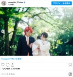 峯岸みなみ、お宮参りショットを公開　※「峯岸みなみ」インスタグラム