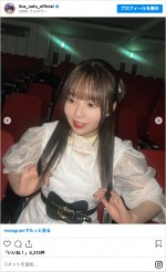 乃木坂46アンダー曲「それまでの猶予」MVオフショットを披露した佐藤璃果　※「佐藤璃果」インスタグラム