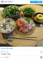 大友花恋の手作り料理　※「大友花恋」インスタグラム