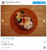 秋元真夏が作ったキャラ弁 ※「秋元真夏」インスタグラム