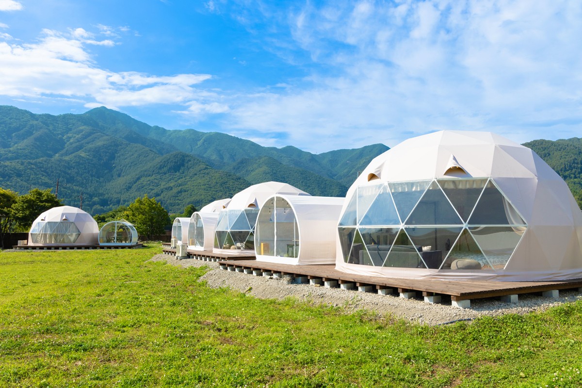 20240808「河口湖BASE DOME GLAMPING登り坂」