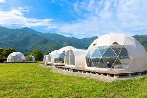 20240808「河口湖BASE DOME GLAMPING登り坂」