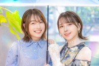 テレビアニメ『アオのハコ』インタビューより（左から）上田麗奈、鬼頭明里