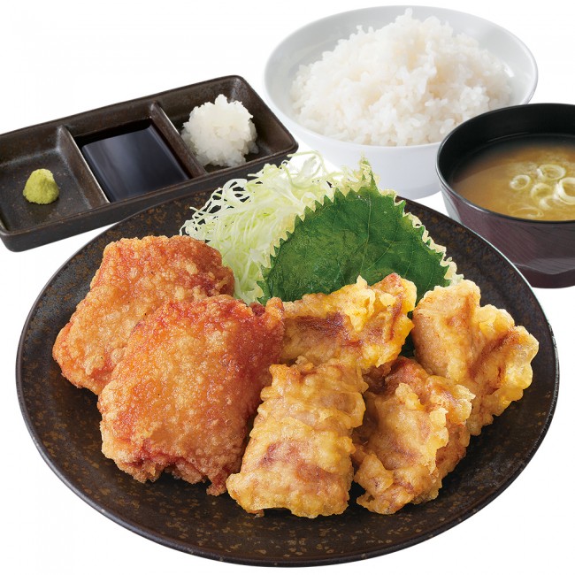 からやま「まぐろ天 合盛り定食」発売！　鶏肉も魚も一皿で楽しめる贅沢メニュー