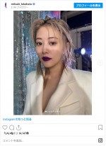 ハイトーンヘアの高畑充希 ※「高畑充希」インスタグラム