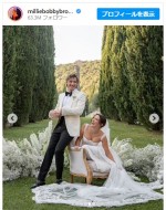 ミリー・ボビー・ブラウン＆ジェイク・ボン・ジョヴィ、結婚式写真を公開※「Millie Bobby Brown」インスタグラム