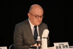 是枝宗男（エンタテインメントユニット映画本部 宣伝部長）、「2025年東宝配給作品ラインナップ発表会」の様子