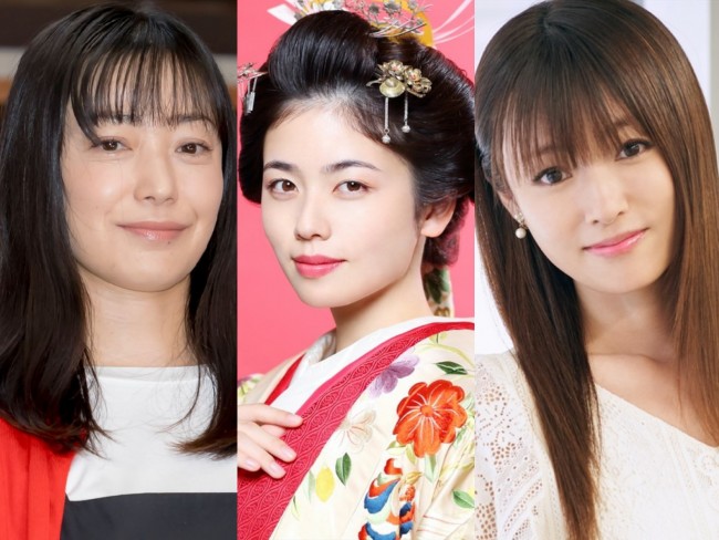 （左から）菅野美穂、小芝風花、深田恭子