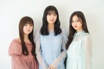 （左から）乃木坂46・小川彩、五百城茉央、井上和