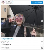 一方、ハイテンションな外見で30歳を迎えた筧　※「筧美和子」インスタグラム