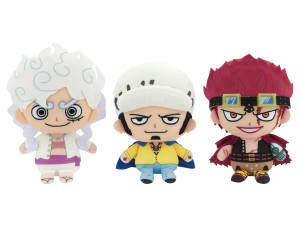 『ONE PIECE』“3船長”がぬいぐるみに！　ローvs黒ひげ海賊団戦の激闘蘇るミニフィギュアも