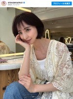 【写真】篠田麻里子、新ヘアスタイル