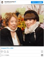 生前のフジコ・ヘミングさん（左）との思い出の写真を掲載した黒柳徹子（右）　※「黒柳徹子」インスタグラム