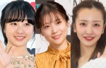 （左から）本田望結、重盛さと美、板野友美