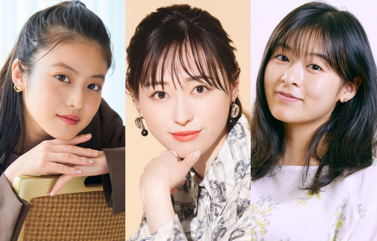 （左から）今田美桜、福原遥、森七菜