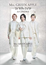 9月13～15日の全国映画動員ランキング4位：『Mrs. GREEN APPLE // The White Lounge in CINEMA』