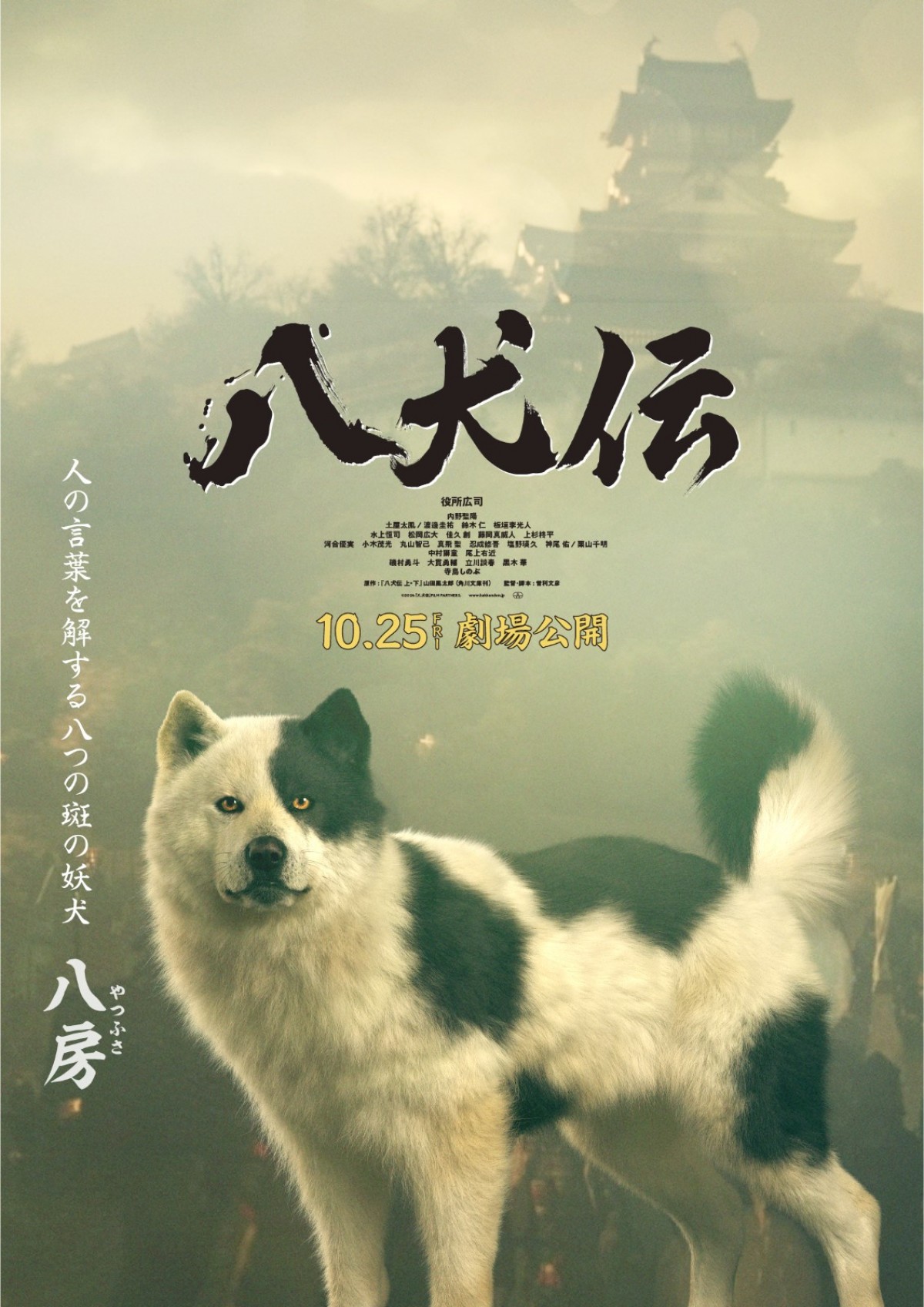 『八犬伝』役所広司・内野聖陽・土屋太鳳ら豪華キャストのキャラビジュ＆映像公開！