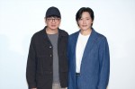 映画『満ち足りた家族』ジャパンプレミアに登壇した（左から）ホ・ジノ監督、チャン・ドンゴン