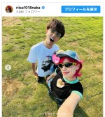 （写真左から）中尾明慶、仲里依紗　※「仲里依紗」インスタグラム