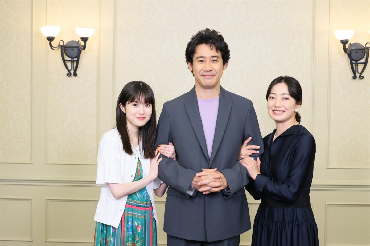 『ディア・ファミリー』大泉洋＆菅野美穂＆福本莉子、物語の舞台・名古屋に凱旋！　始球式登板も