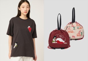 『犬夜叉』が「グラニフ」とコラボ！ “三角関係”Tシャツや“おすわり”バッグなど登場