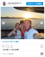 ベッカム夫妻、最高でラブラブな夏を過ごす※「Victoria Beckham」インスタグラム