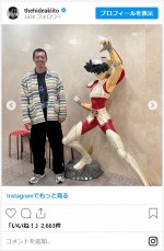 伊藤英明、「星矢」のフィギュアと2ショット　※「伊藤英明」インスタグラム