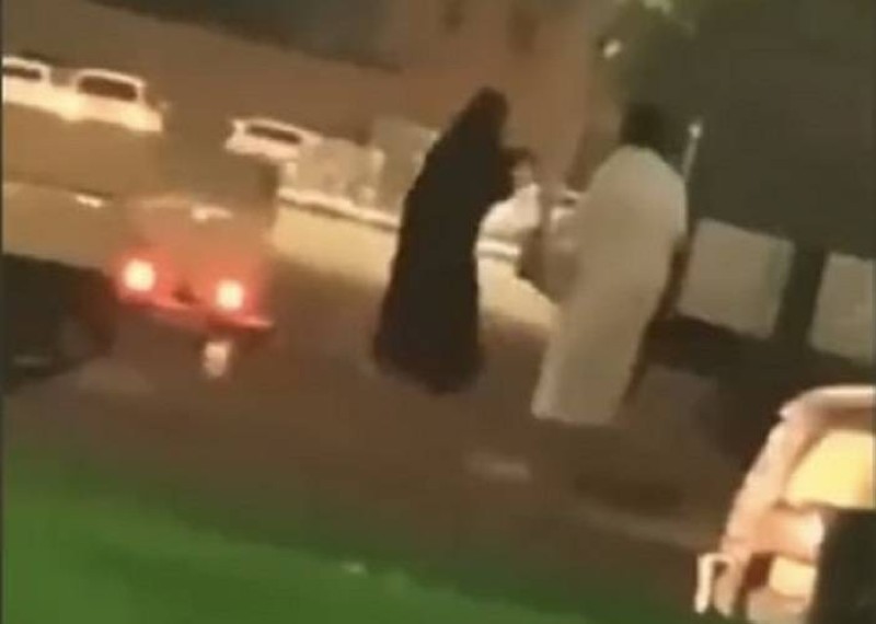 صورة من مقطع الفيديو المتداول للحادثة