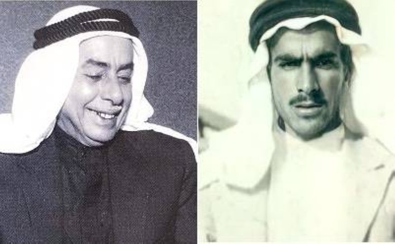 حمد علي السالم الزعابي (1911 ــ 1978) في الثلاثينات ثم في الستينات.