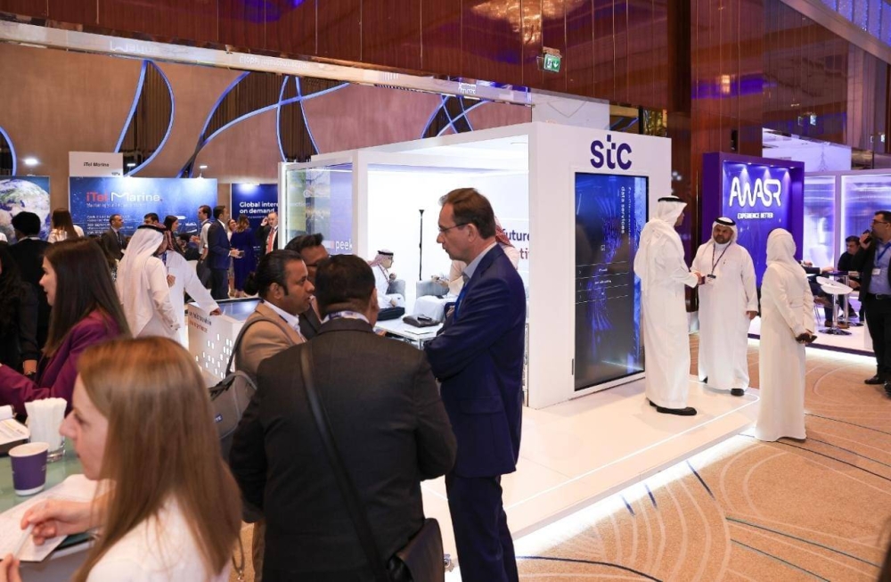 مشاركة مجموعة stc في مؤتمر الشرق الأوسط للسعات في دبي 2023