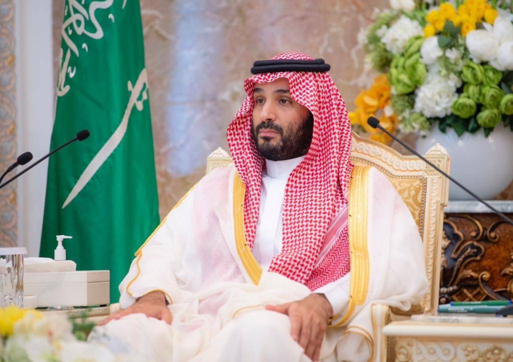 ولي العهد الأمير محمد بن سلمان في حفل الاستقبال