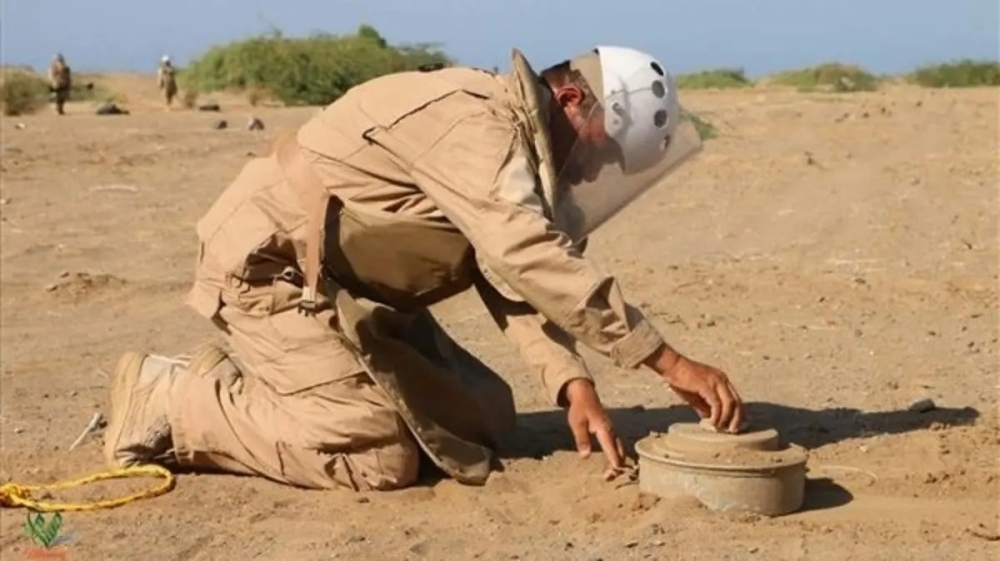 فريق مسام يواصل جهوده لنزع الألغام في اليمن.