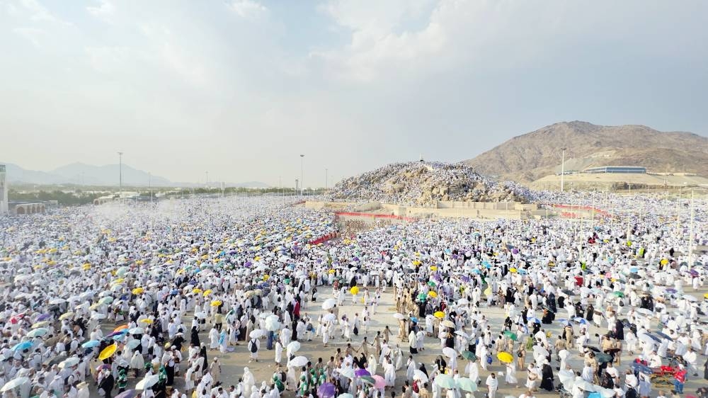 



اطمئنان وأمان في وقفة عرفات.